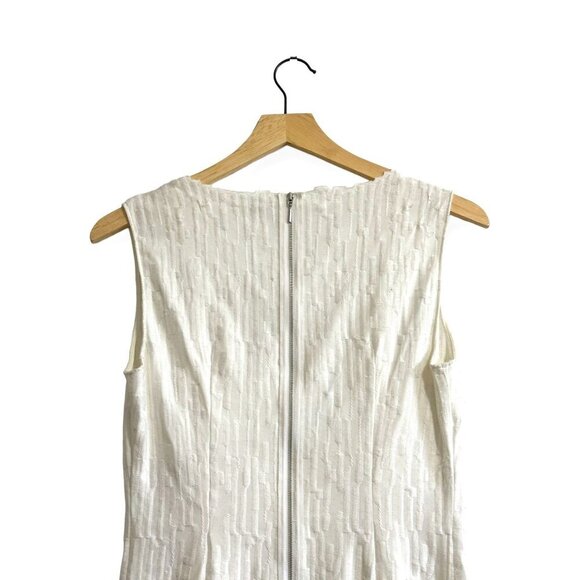 Elie Tahari Ivana Sleeveless Sheath Dress, Size 2, White/Black - Picture 11 of 16